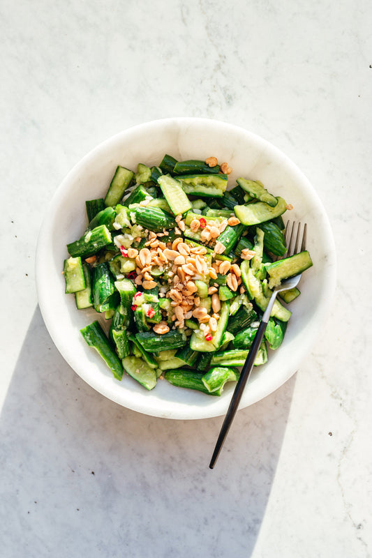 Gurken Erdnuss Salat