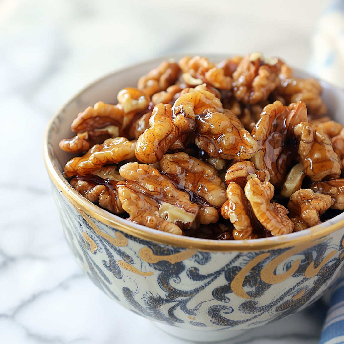 Sticky Walnüsse mit IU Zaatar