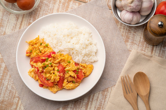 Tofu Scramble mit Tomate