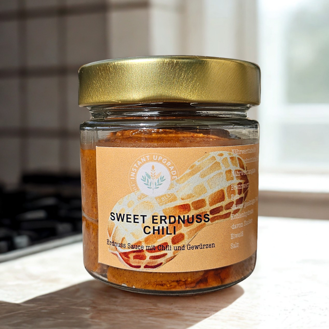 Erdnuss Soße Sweet Chili 170g – Süß-scharfe Erdnuss Sauce